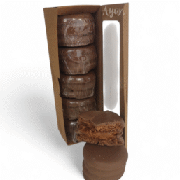 ALFAJOR CUBIERTO DE CHOCOLATE