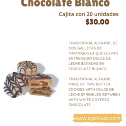 MENDOCINOS CHOCOLATE BLANCO